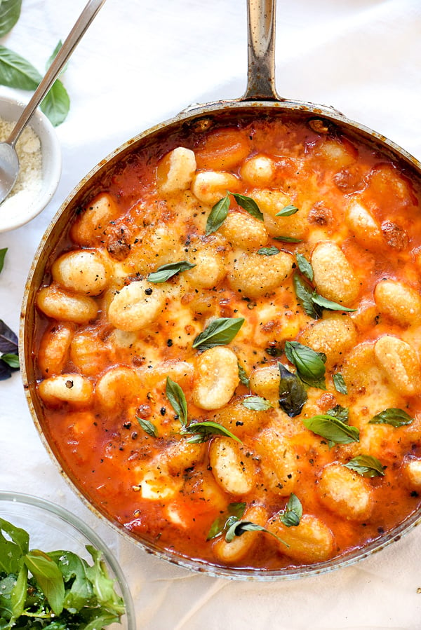 Gnocchi With Pomodoro Sauce | foodiecrush.com