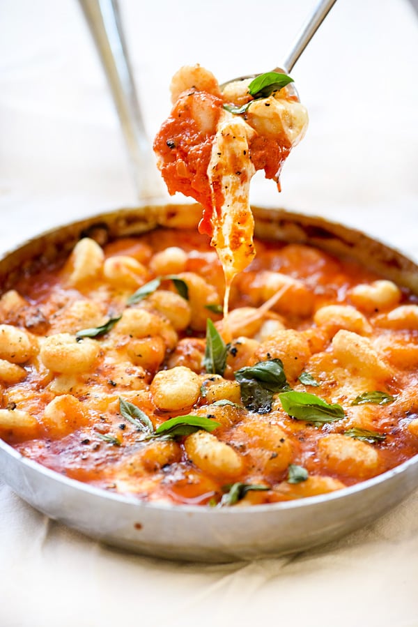 Gnocchi With Pomodoro Sauce | foodiecrush.com 