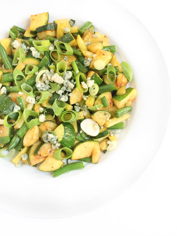 Zucchini and Green Bean Sauté by The Lemon Bowl | foodiecrush.com 