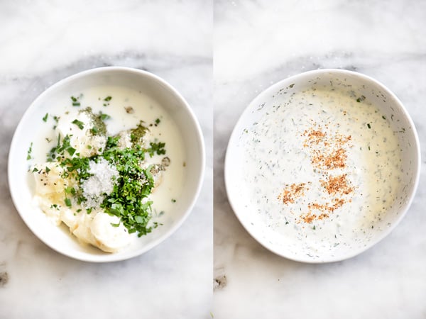 Homemade Ranch Dressing Recipe | foodiecrush.com