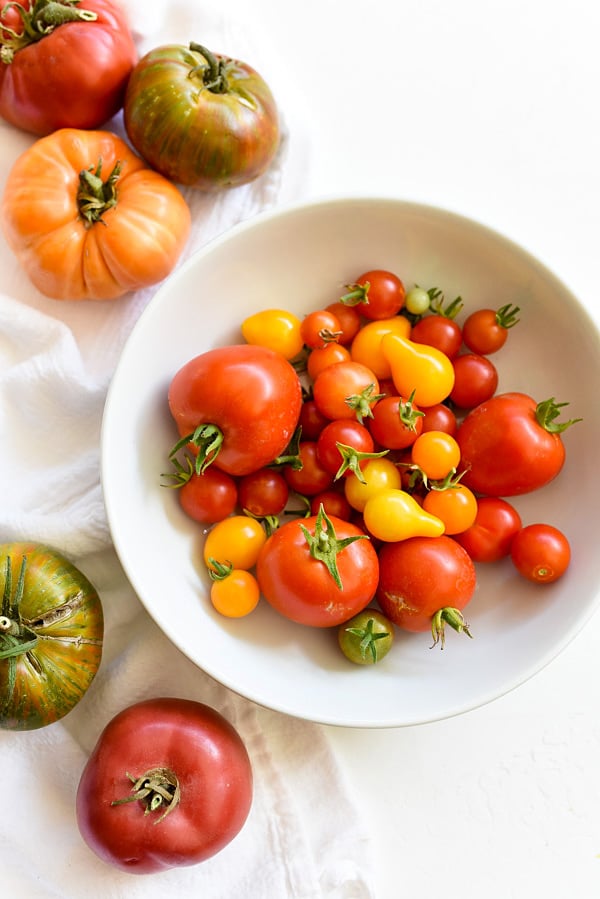 Heirloom Tomato, Zucchini, Caramelized Onion and Feta Galette | foodiecrush.com 