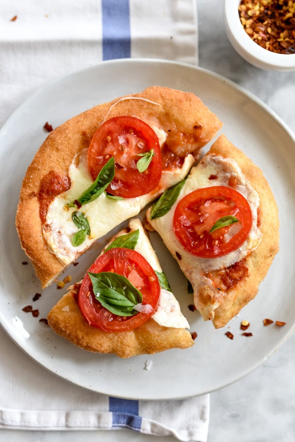 Fried Pizza takes your regular pizza dough to new heights foodiecrush.com