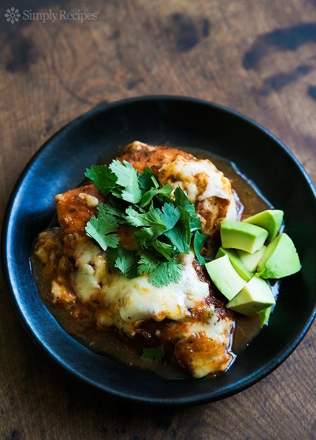 Chipotle Salsa Baked Chicken from Simply Recipes | foodiecrush.com 