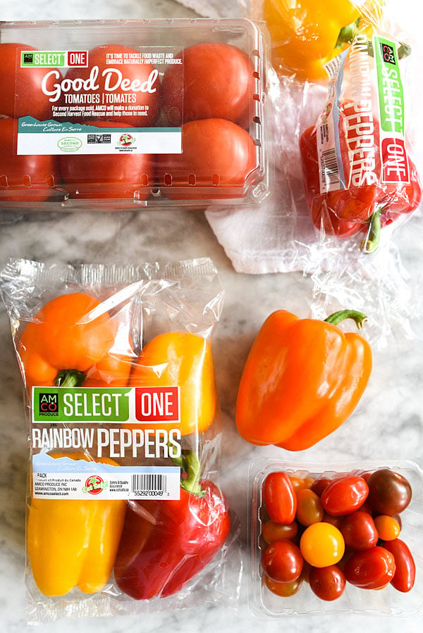 Multi-color peppers make the Southwest flavors of this recipe a healthy family favorite dinner | foodiecrush.com 