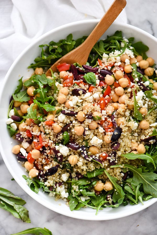 Mediterranean Quinoa Salad foodiecrush.com