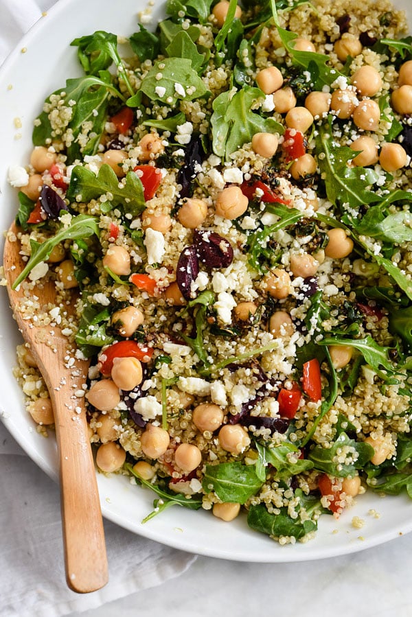 Mediterranean Quinoa Salad foodiecrush.com