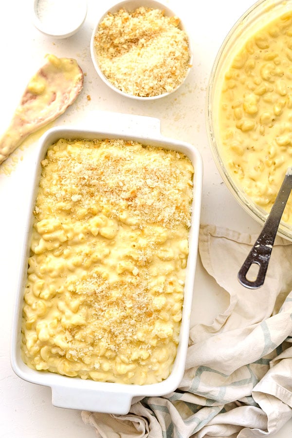 homemade baked mac and cheese