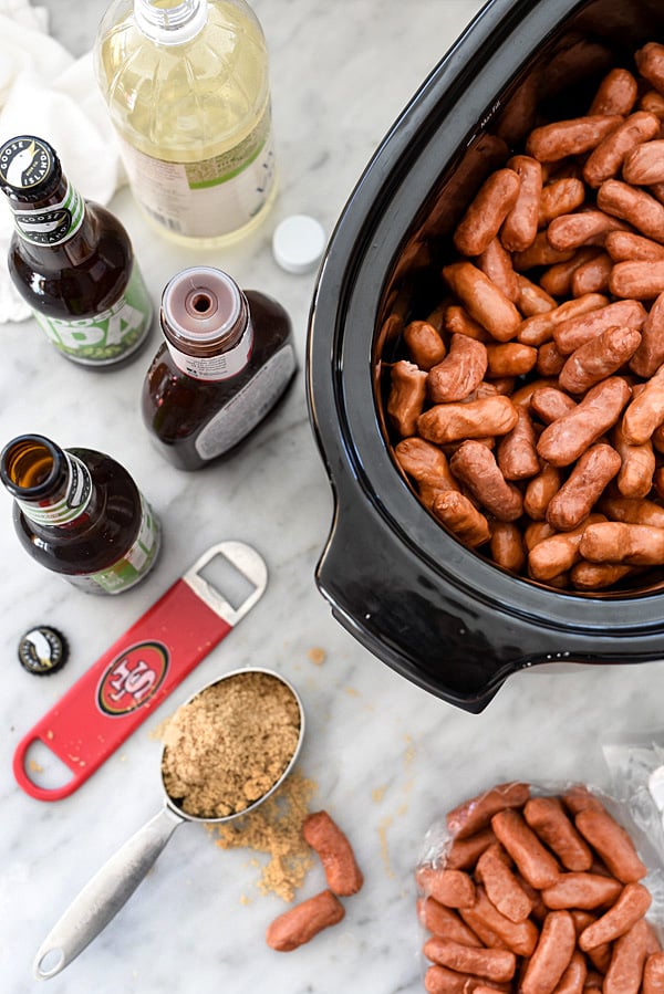 Slow Cooker Little Smokies | foodiecrush.com 