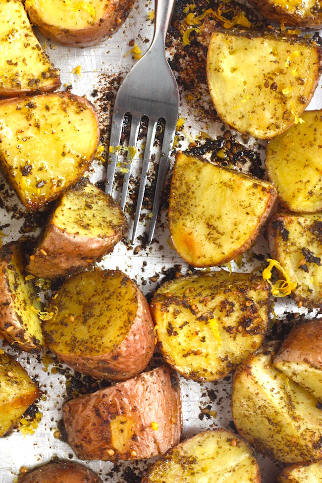 Roasted Red Potatoes with Zahatar and Lemon | Project Domestication