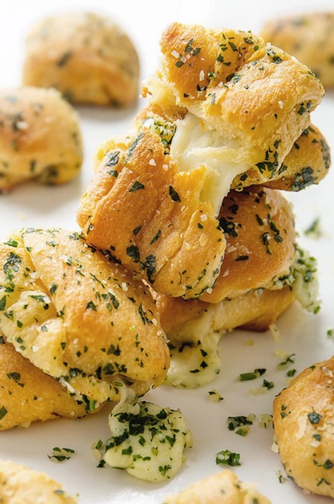 Cheesy Garlic Knots by Real Food by Dad on foodiecrush.com 