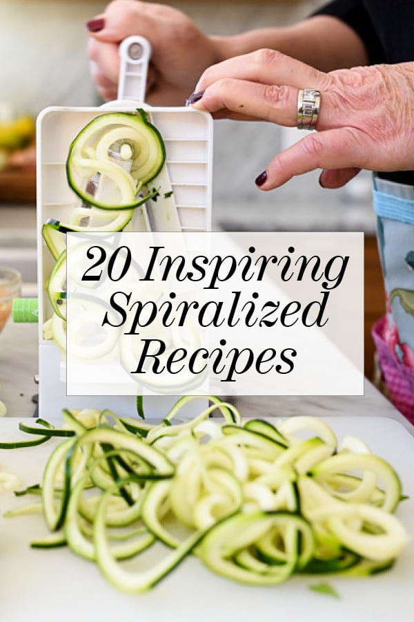 20 Inspiring Spiralized Recipes on foodiecrush.com
