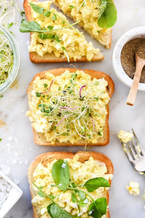 Curried Egg Salad Sandwich | foodiecrush.com