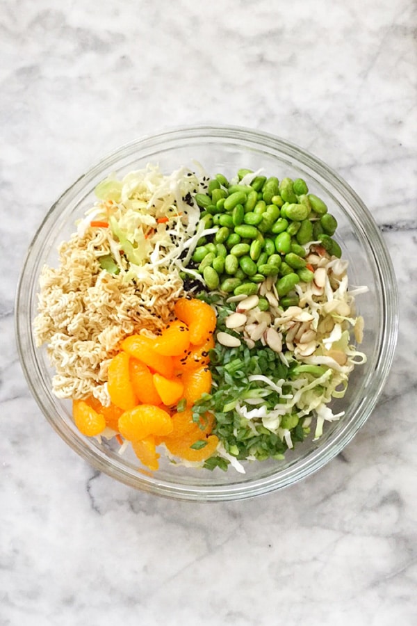 Asian Ramen Noodle Salad with Adobe Post | foodiecrush.com