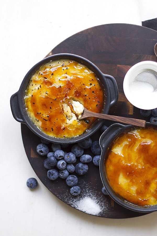 Creme Brulee Rice Pudding from The Sugar Hit on foodiecrush.com