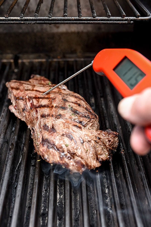 Grilled Skirt Steak with Chimichurri | foodiecrush.com