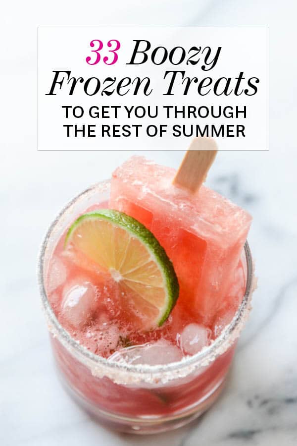 33 Boozy Frozen Treats to Get You Through the Rest of Summer | foodiecrush.com
