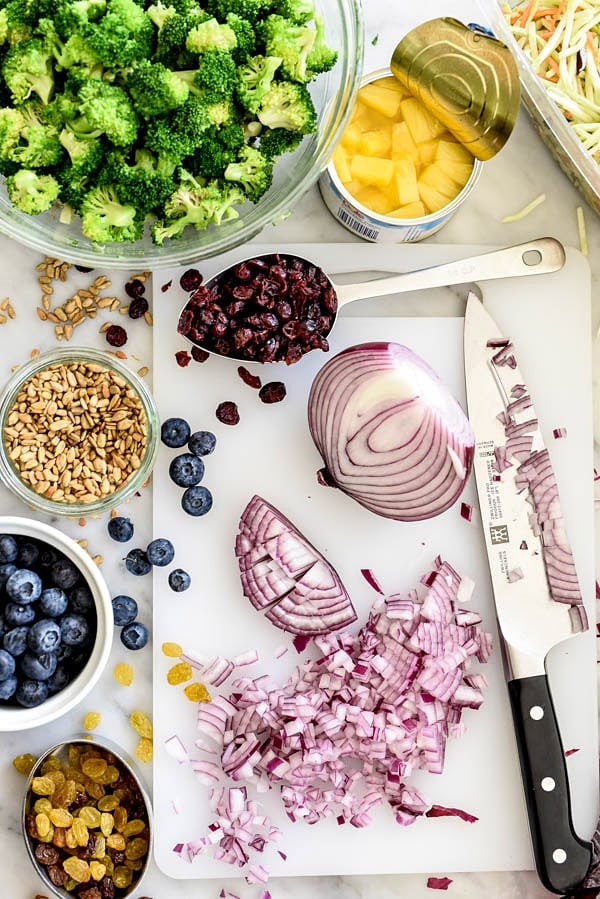 How to Make the Best Broccoli Salad | foodiecrush.com 