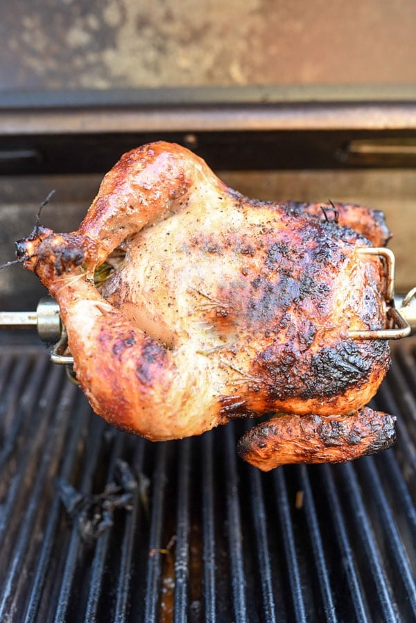 How to Make a Great Rotisserie Chicken | #oven #juicy #recipes #whole #andvegetables foodiecrush.com 