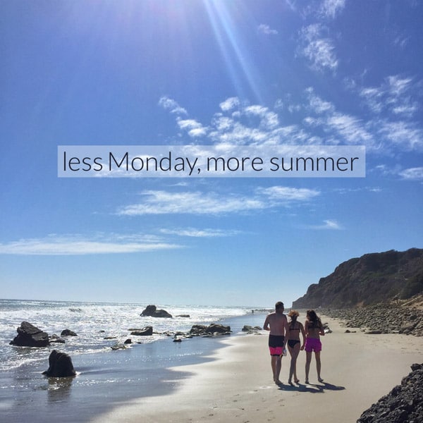 Less Monday More Summer | foodiecrush.com 