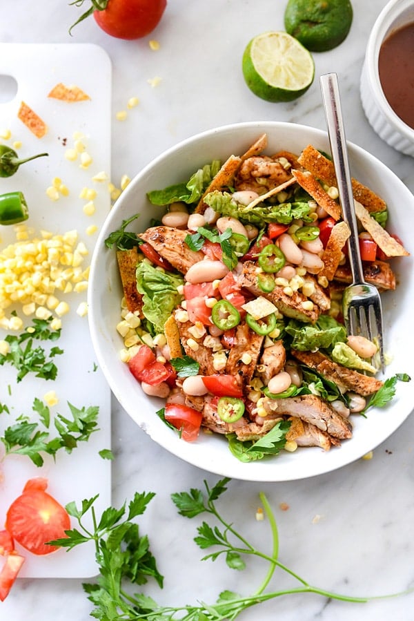 BBQ Chicken Salad | foodiecrush.com
