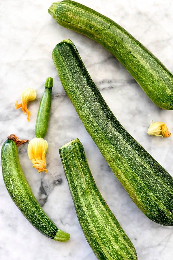One-Pot Mexican Shrimp with Orzo and Zucchini Garden Zucchini | everydaydeliciouskitchen.com