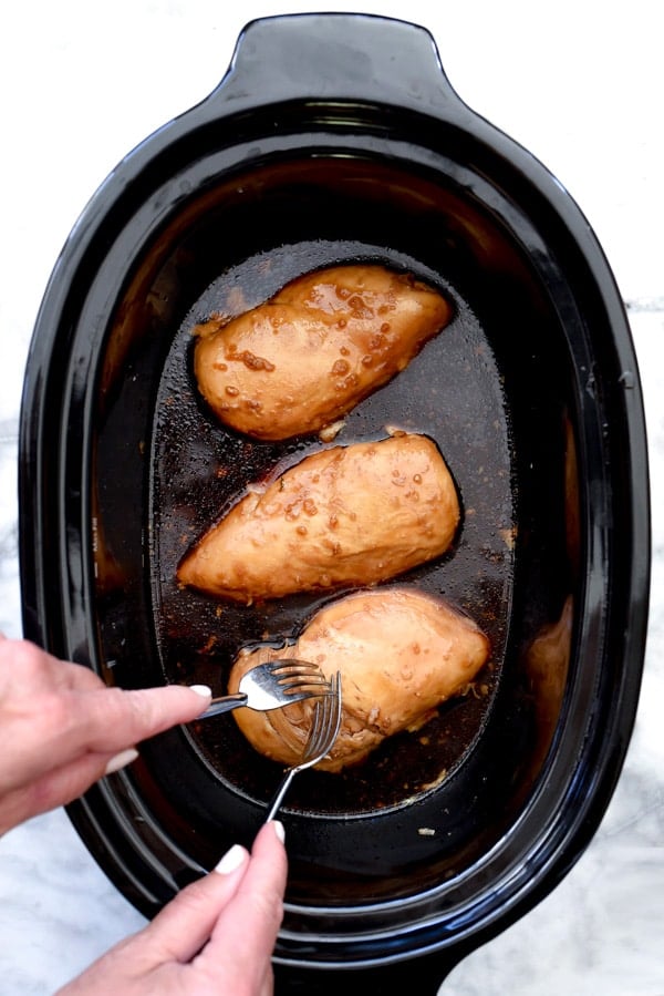 Crockpot Teriyaki Chicken | #easy #crockpot #healthy #recipes foodiecrush.com
