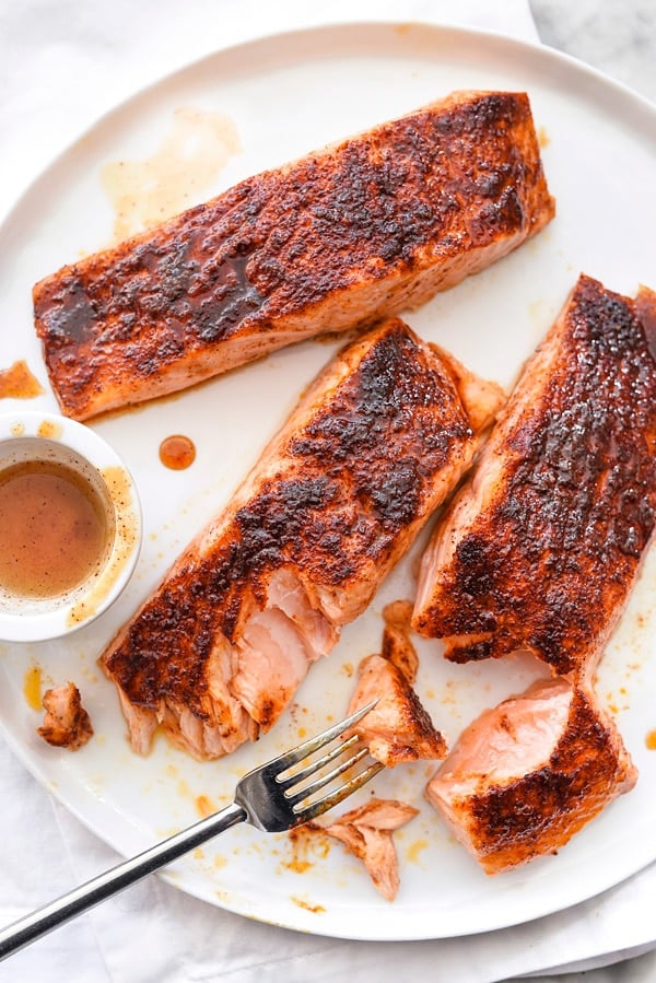 maple glazed salmon recipe