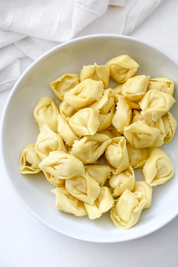 fresh tortellini meant for sausage tortellini soup