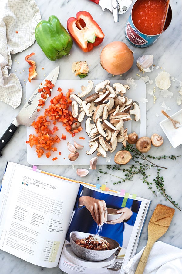 Slow Cooker Chicken Cacciatore | foodiecrush.com