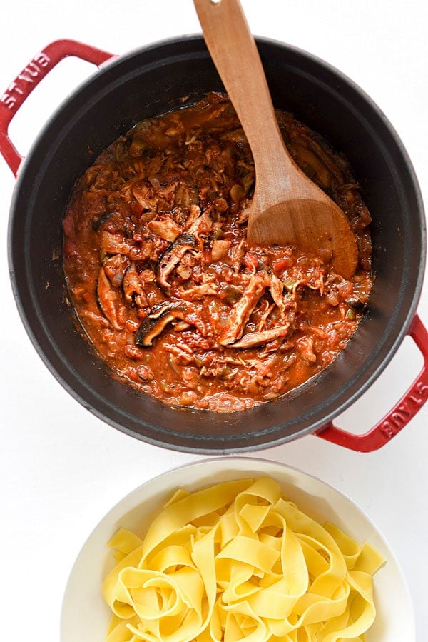 Slow Cooker Chicken Cacciatore | foodiecrush.com