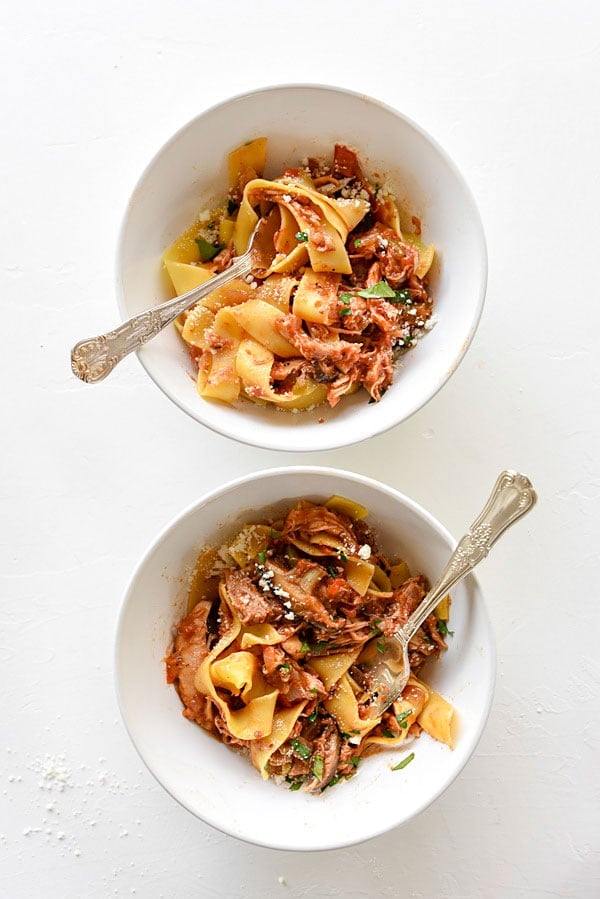 Slow Cooker Chicken Cacciatore | foodiecrush.com