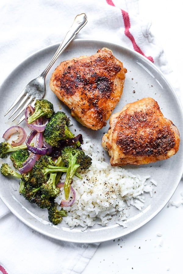 Smoked Paprika Chicken | #thighs #baked #recipes #easy foodiecrush.com