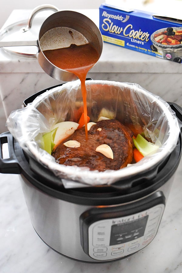 Mexican Crockpot Pot Roast | #recipes #easy #slowcooker #crockpot #meat foodiecrush.com