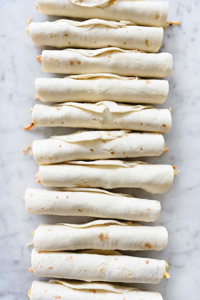 Chipotle Chicken Taquitos | foodiecrush.com