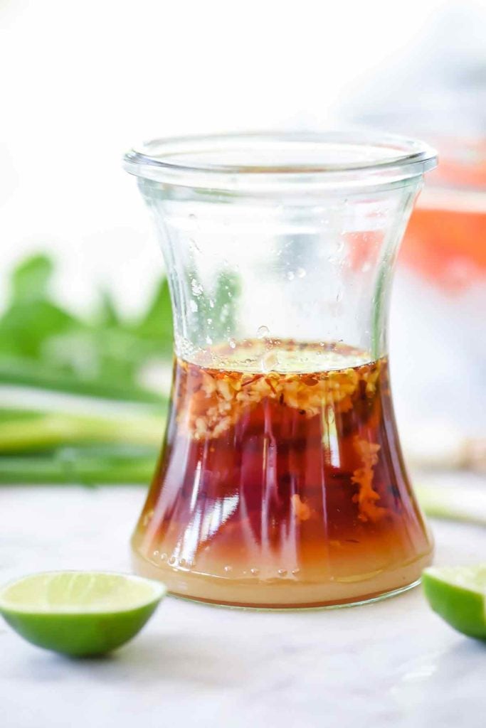 Vietnamese Nuoc Cham Rice Vinegar Dressing | foodiecrush.com