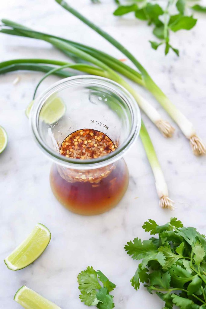 Vietnamese Nuoc Cham Rice Vinegar Dressing | foodiecrush.com