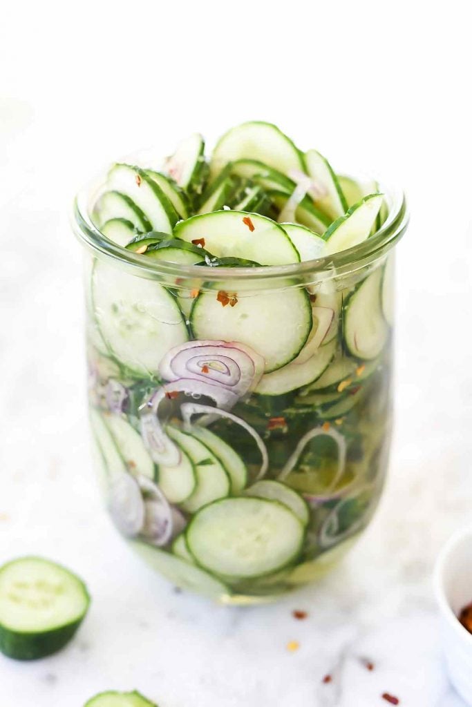 quick pickled cucumber recipe