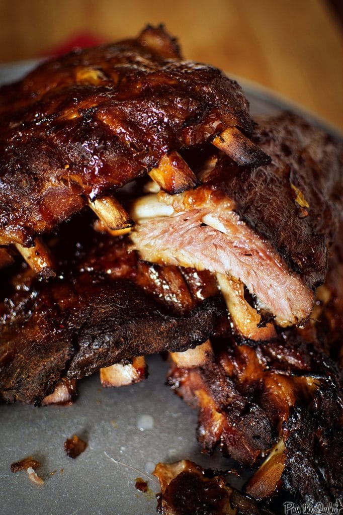 Slow Cooker Asian Pork Ribs from Girl Carnivore on foodiecrush.com