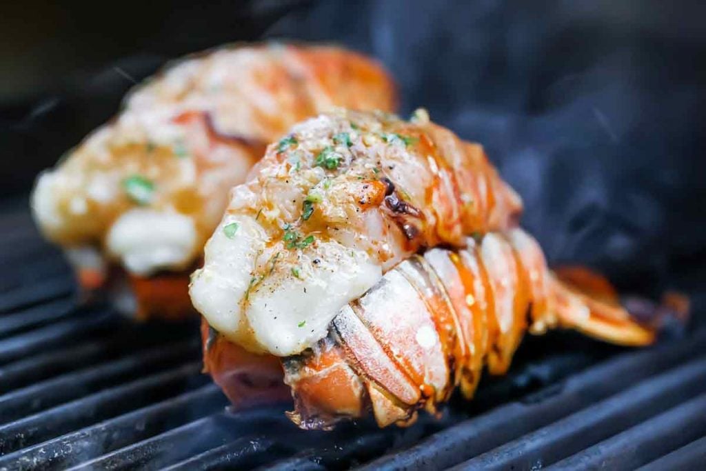 Grilled Lobster Tails with Smoked Paprika Butter | foodiecrush.com