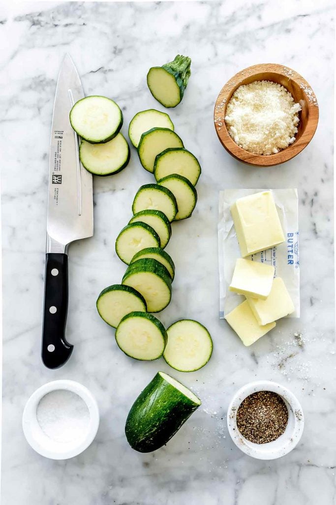 Easy 5-Minute Parmesan Zucchini | foodiecrush.com