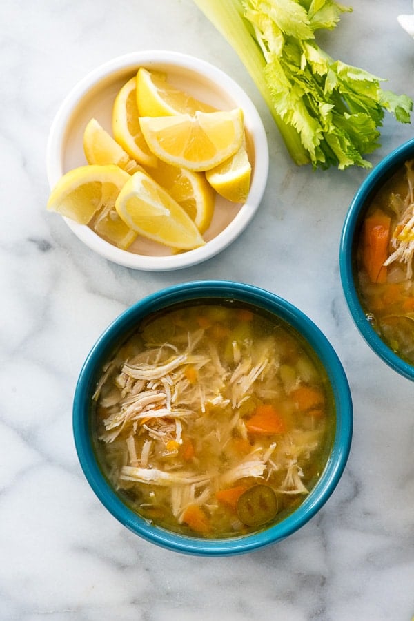 Instant Pot Hearty Chicken Soup from boulderlocavore.com on foodiecrush.com