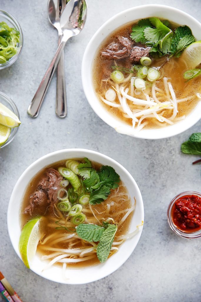 Instant Pot Pho from lexiscleankitchen.com on foodiecrush.com