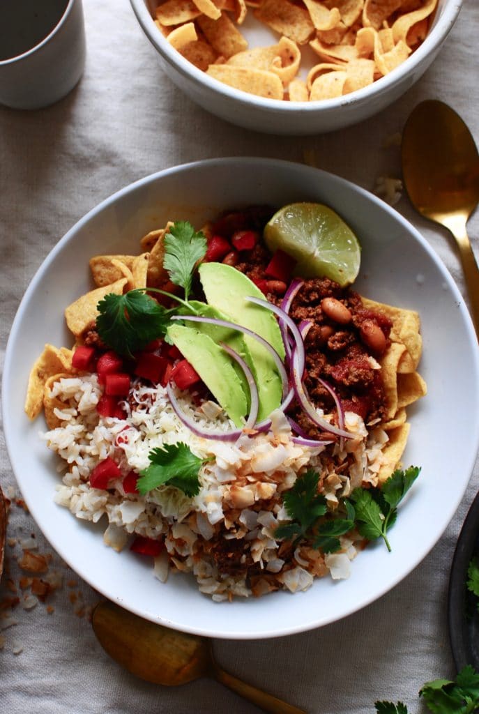 Mexican Fiesta Bowls from bevcooks.com on foodiecrush.com