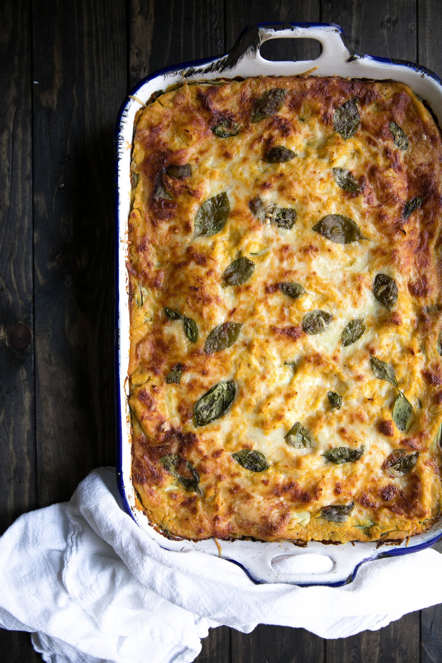Butternut Squash, Zucchini and Spinach Lasagna from coffeeandcrayons.net on foodiecrush.com
