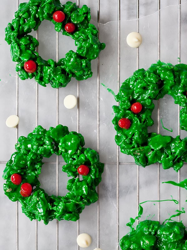 Christmas Wreath Cookies | foodiecrush.com