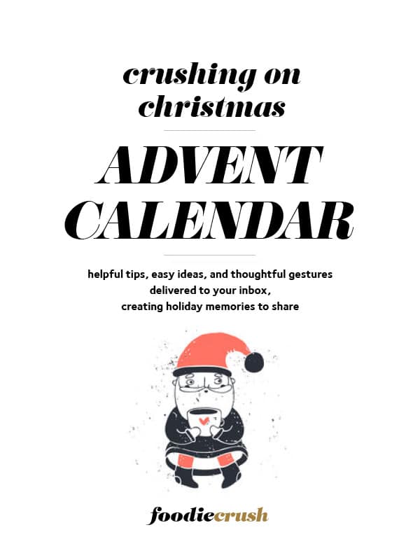 Crushing On Christmas Advent Calendar | foodiecrush.com