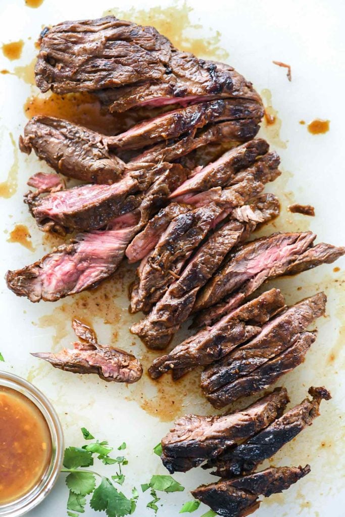 The Best 30-Minute Steak Marinade | foodiecrush.com #steak #asian #marinade