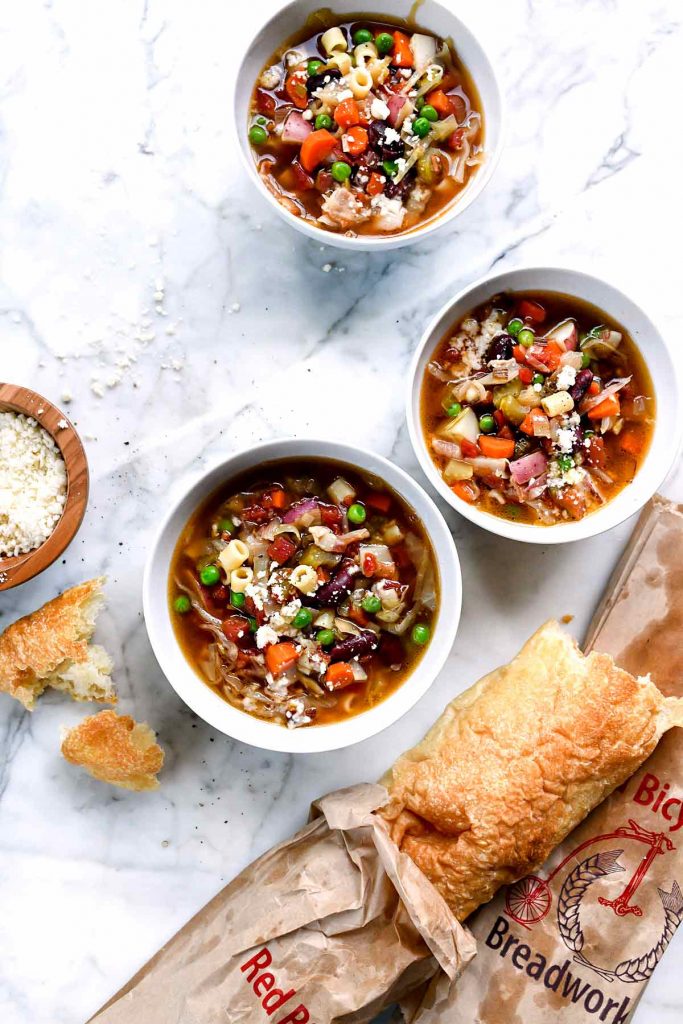 How to Make the Best Minestrone Soup | foodiecrush.com #soup #recipes #minestrone