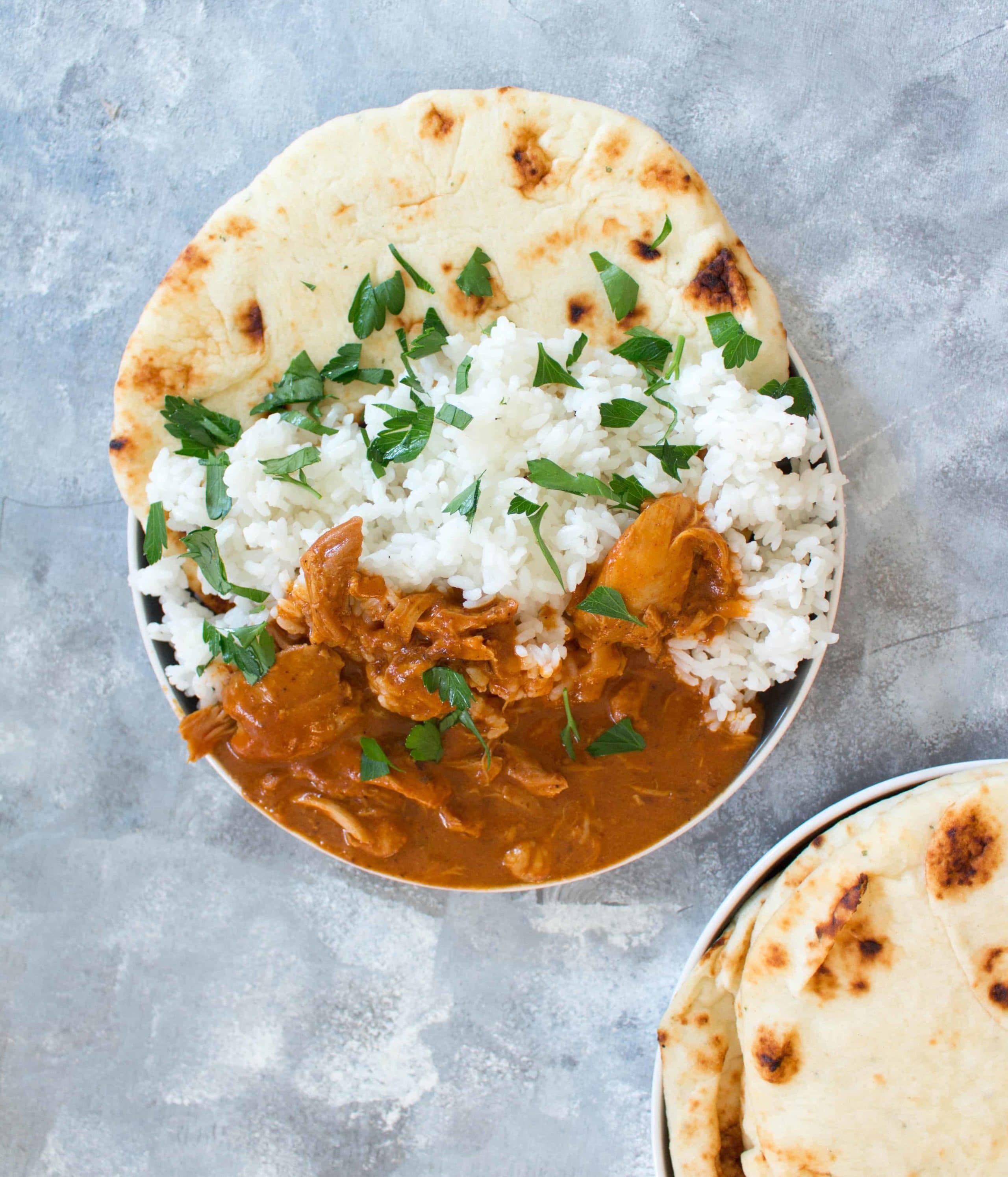 Healthy Instant Pot Butter Chicken from carmyy.com on foodiecrush.com