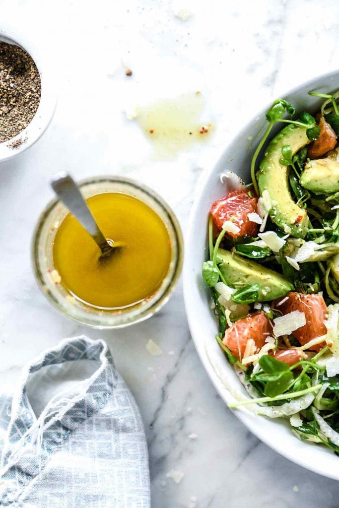 Grapefruit Avocado and Fennel Salad | foodiecrush.com #salad #grapefruit #avocado 